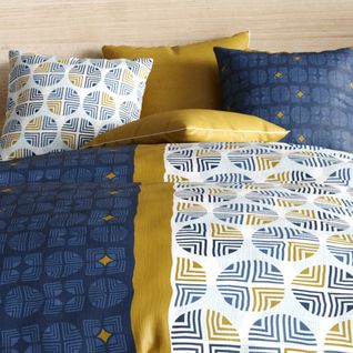 Housse De Couette 220x240 Cm + 2 Taies D'oreiller 63x63 Cm 100% Coton 57 Fils Sirius