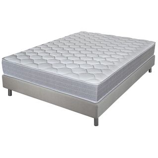 Matelas Et Sommier 140x190 Madere - Newkit - Soutien Ferme - Sommier Démonté - Lin