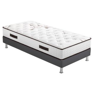 Matelas Mousse + Sommier Omega Volcan 80x200 Myriade - H. 21 Cm - Soutien Équilibré