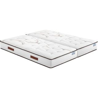 Matelas 2x80x200 Repere - Ressorts Ensachés - Hauteur 26 Cm - Soutien Ferme