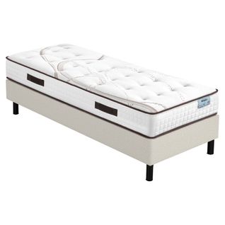 Matelas Moorea + Sommier Newkit - 90x190 - Mousse - Hauteur 25 Cm - Soutien Ferme
