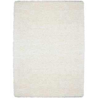 Shaggy - Tapis Uni à Poils Longs - Blanc Ivoire 080 X 250 Cm