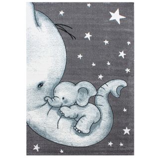 Dumboo - Tapis Enfant - Bleu 160 X 230 Cm