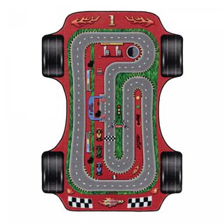 Cars - Tapis Enfant Lavable Rouge 160 X 230 Cm