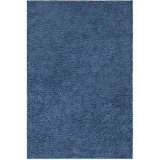 Tapis à Poils Longs Softy Bleu 200x200cm