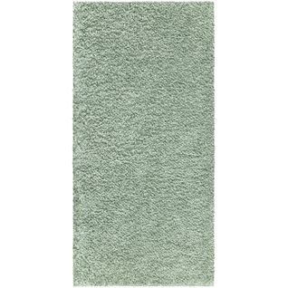 Tapis à Poils Longs Softy Vert Amande 60x110cm