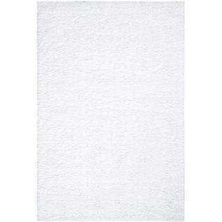 Tapis à Poils Longs Softy Blanc Neige 200x200cm