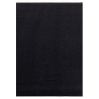 Tapis Lavable En Microfibre Douce - Noir 120x170cm