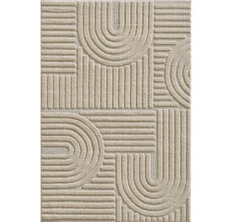 Tapis à Relief Lena Beige 240x340cm