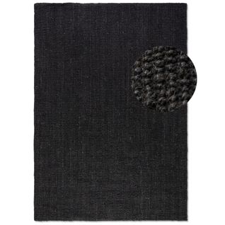 Tapis 120x170cm Jute Bouclé Jaipur Noir