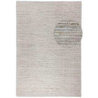 Tapis 120x170cm Naturel En Jute Harmony Blanc Ivoire
