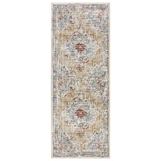 Tapis 57x90cm Style Vintage Madere Beige