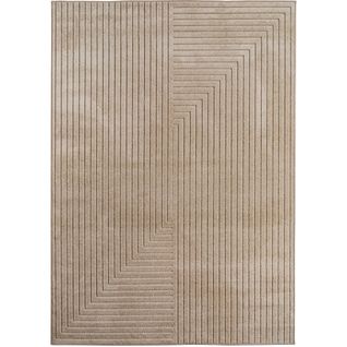 Tapis Poils Courts à Relief Nolan Beige 280x370cm