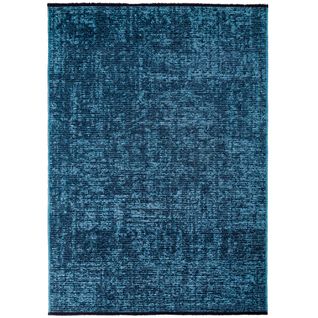 Tapis Moderne à Franges - Bleu 120x170cm
