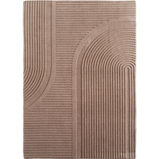 Tapis Sena Doux à Relief Beige 80x150cm