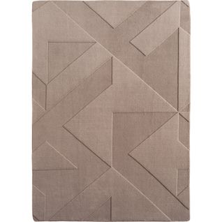 Tapis Asti Doux à Relief Beige 80x150cm