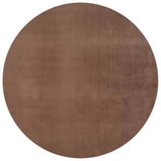Tapis Doux 160x160cm Lavable Mocca