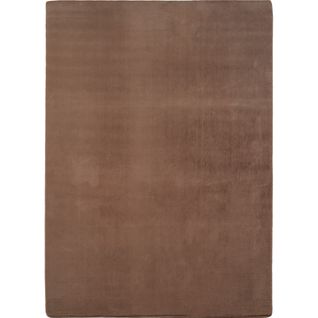 Tapis à Poils Doux Lavable Mocca 80x250cm