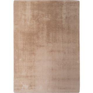 Tapis à Poils Doux Lavable Beige 200x280cm