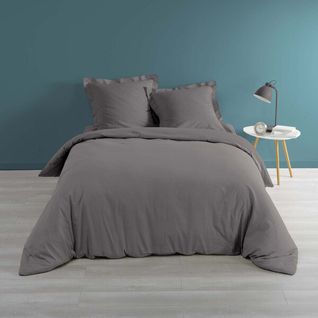 Housse De Couette Percale De Coton 78fils Lia Promo Linge