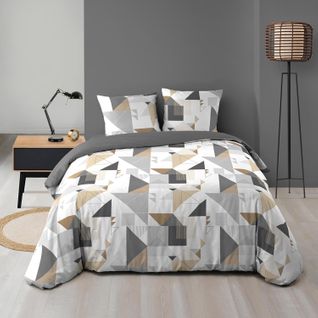 Parure De Lit Microfibre Trigone Douceur D'intérieur