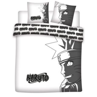 Parure De Lit Double Naruto Shippuden – Housse De Couette + 2 Taies D'oreiller