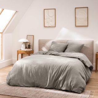 Parure De Lit 3 Pièces - 100% Coton Fils Teints - Meline