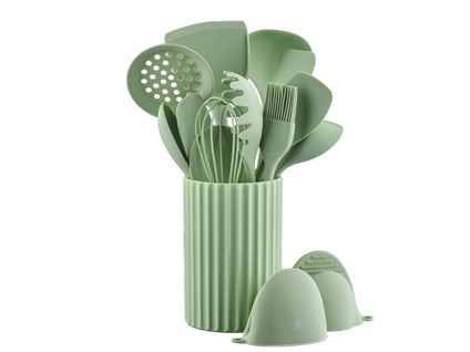 Set D'ustensiles De Cuisine En Silicone Ivar - 15 Pièces