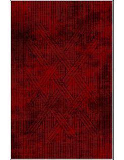 Tapis De Salon Fisun Rouge - 200x300cm