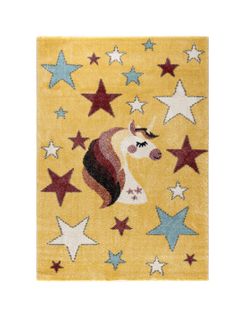 Tapis De Chambre Enfant Bambica Jaune 120x170cm