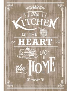 Tapis De Cuisine Kitchen Beige - 50x120cm