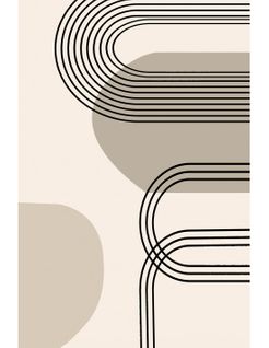 Tapis De Salon Seventies Beige - 120x180cm