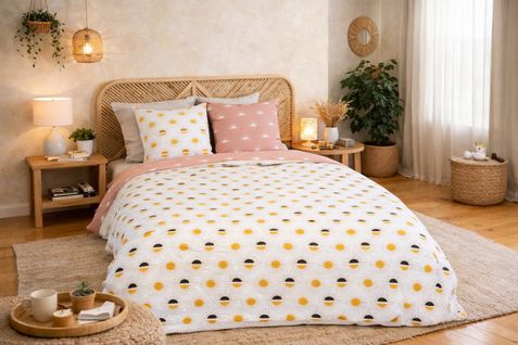 Parure De Lit Douceur Florale Et Élégance Intemporelle