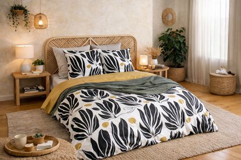 Parure De Lit à Design Graphique Et Élégance Moderne