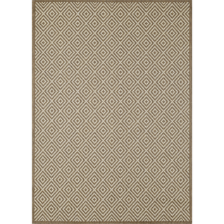 Tapis Extérieur Intérieur Tissé Kilim Marron - Bahamas 139 - 230 x 160 cm