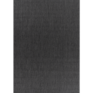 Tapis Extérieur Intérieur Uni - Caracas 65 Noir - 200x290 Cm