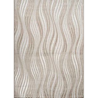Tapis Géométrique Beige Marron Dubai 44 Beige - 160x230 Cm
