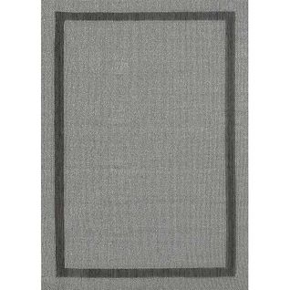 Tapis Tissé Extérieur Intérieur Panama 95 Gris Anthracite - 240x330 Cm