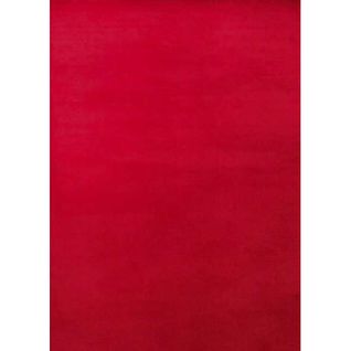 Tapis Uni Lavable En Machine Avignon Rouge - 80x150 Cm