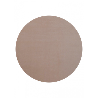 Tapis Uni Lavable En Machine Avignon Taupe - 120x120 Cm