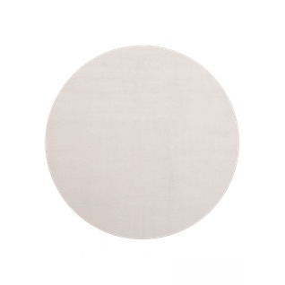 Tapis Uni Lavable En Machine Avignon Crème - 120x120 Cm