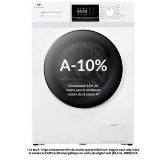 Lave-linge Hublot - Cell10140w3 - 10kg - Moteur Induction - 60 Cm - 1400 Trs/min - Blanc