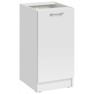 Meuble Bas De Cuisine Eco Blanc 1 Porte L 40 Cm
