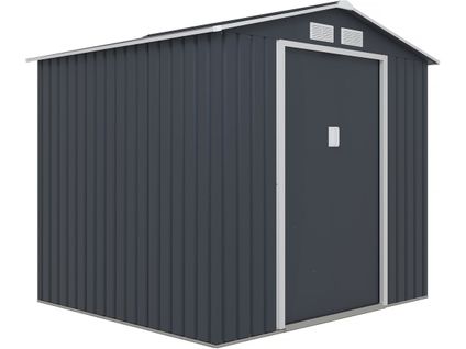 Abri De Jardin Métal "vegas" - 4,07 M² - Gris