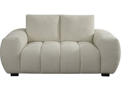 Canapé "cambon" Tissu Bubble - 2 Places - Beige