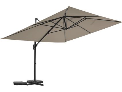 Parasol Jardin Déporté En Aluminium "sky 4" - 3 X 4 M - Taupe