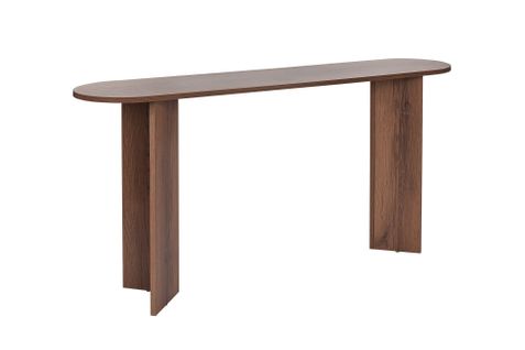 Table Console En Bois "sira" - 35 X 150 X 75 Cm - Noyer