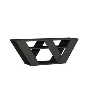 Meuble TV En Bois "pipralla" - 110 X 30 X 40 Cm - Anthracite