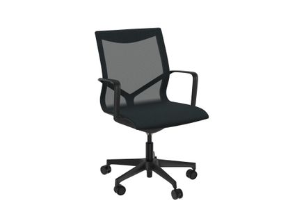 Fauteuil de bureau STORM BUT PRO résille basculant noir