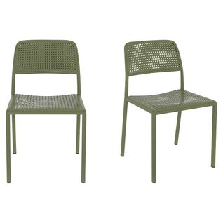 Chaise empilable BRITZ BUT PRO lot de 2 vert